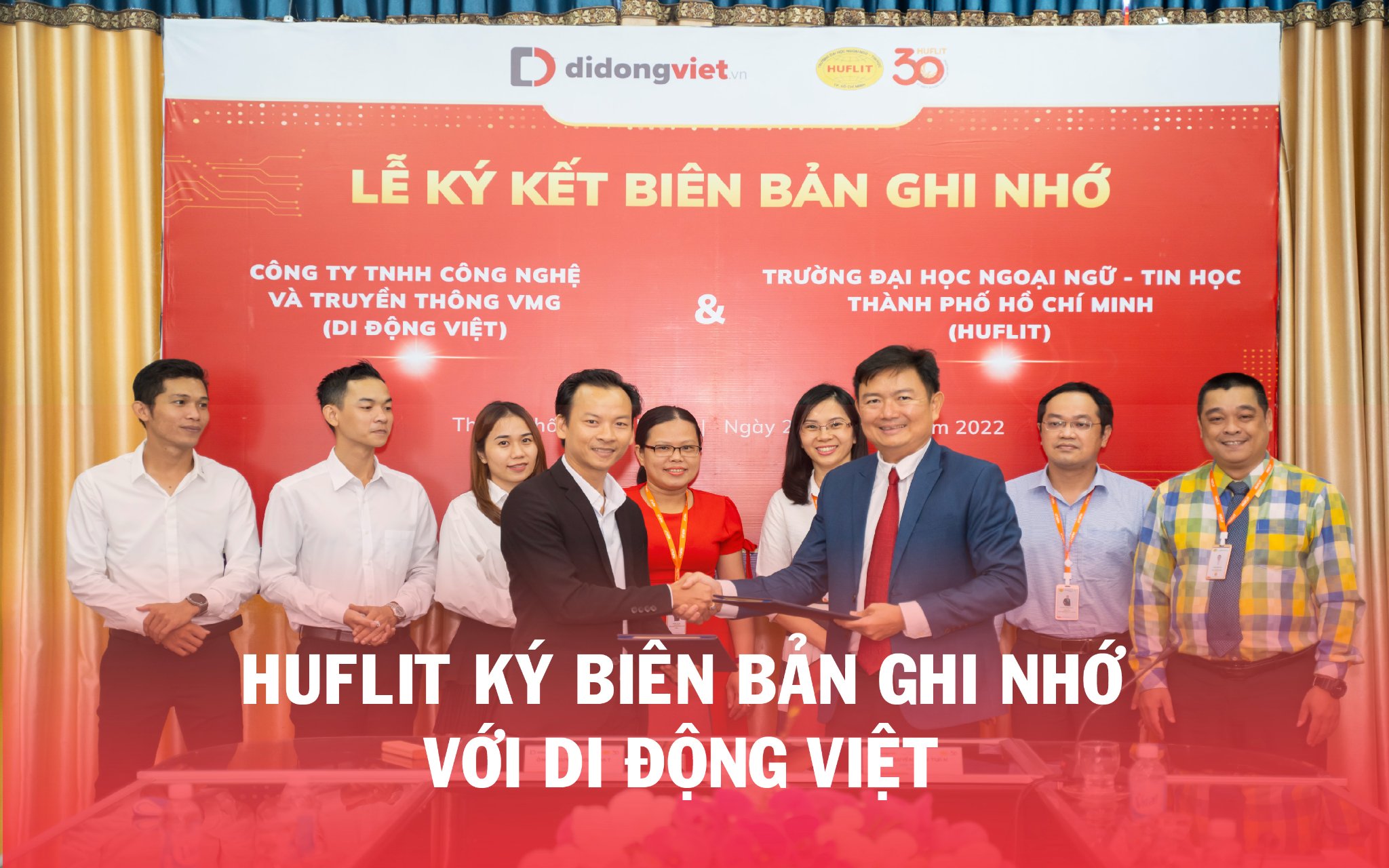 Di Dong Viet hop tac voi HUFLIT