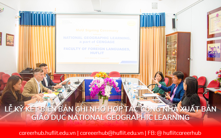 Lễ ký kết biên bản ghi nhớ với nhà xuất bản NGL