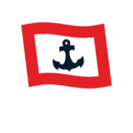Ben Line logo stacked white