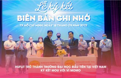 HUFLIT ky MOU voi MOMO