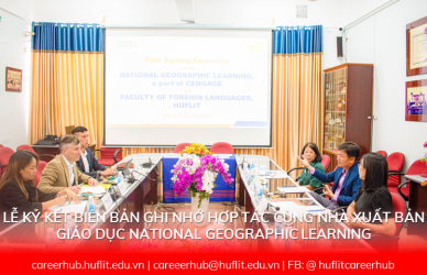 Lễ ký kết biên bản ghi nhớ với nhà xuất bản NGL