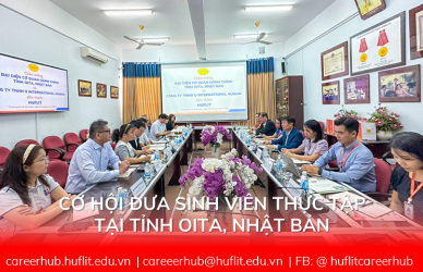 Cơ hội thực tập tai Oita, Nhật Bản